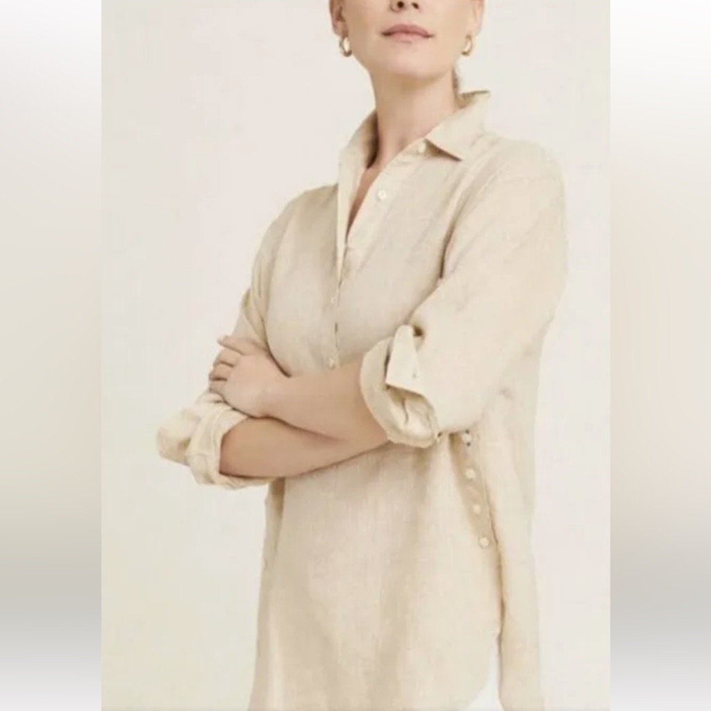 J Mclaughlin Fallon Linen Tunic Small